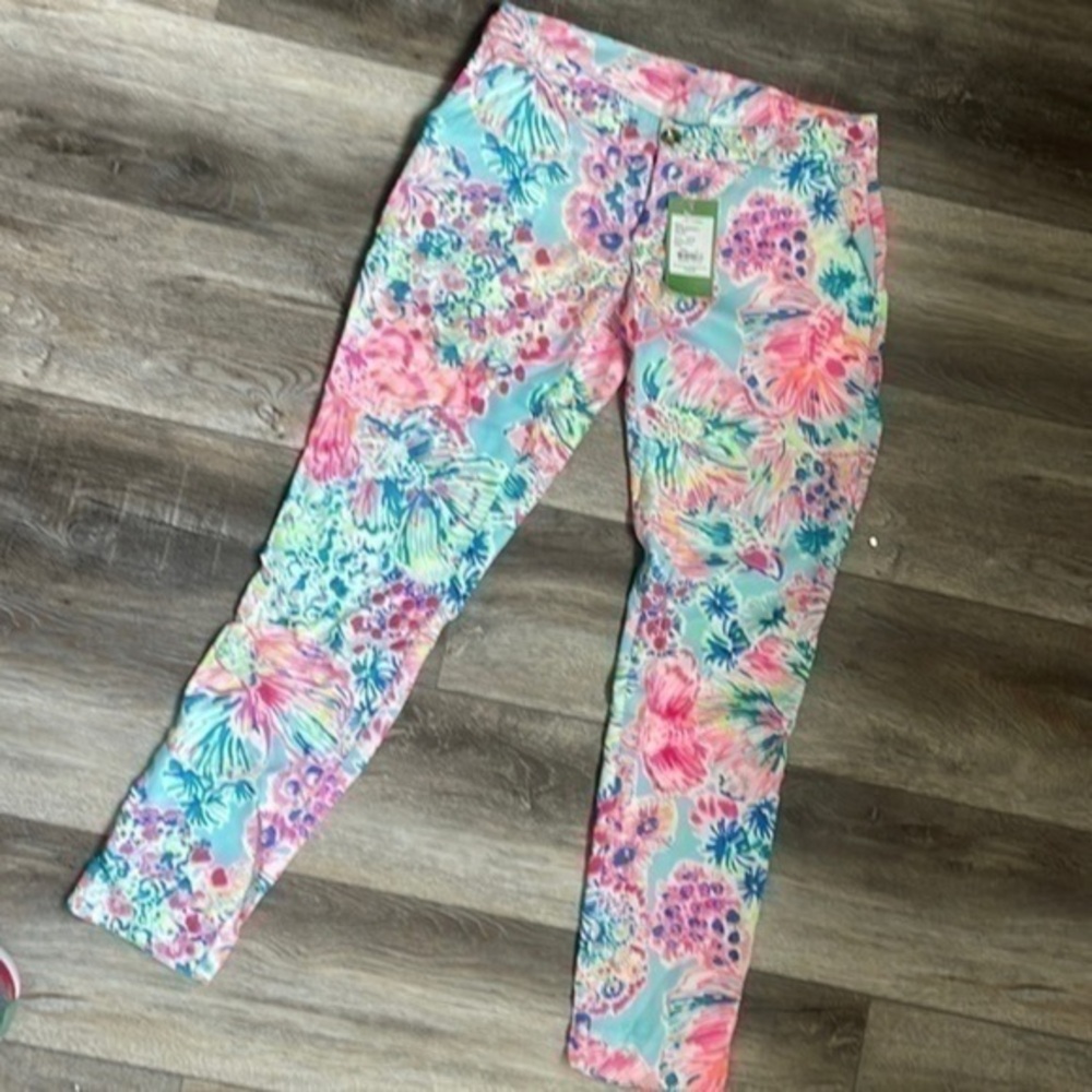 NWT Lilly Pulitzer pants size 0 multicolored